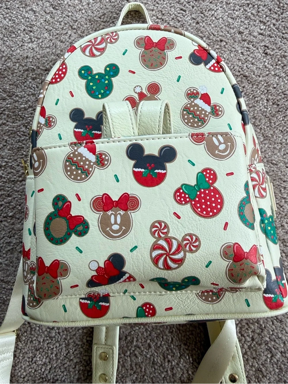 Disney Christmas cookie loungefly mini backpack